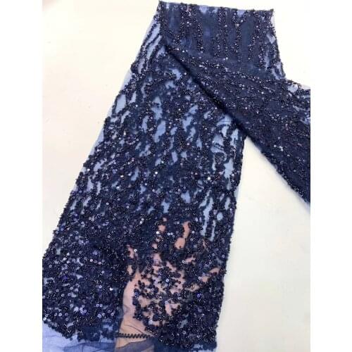 African Sequin Lace Fabric 2021 Embroidery Nigeria Mesh Lace Fabric Bridal High Quality French Tulle Lace Fabric ZX4100