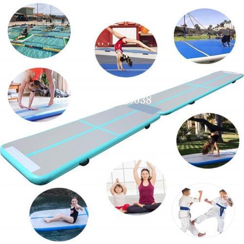 Free Shipping 7m Pink Inflatable Cheap Gymnastics Mattress Gym Tumble Airtrack Floor Tumbling Air Track With a Pump For Sale