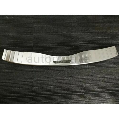 Free EMS 1pcs Rear Trunk Boot Outer Bumper Guard Sill Plate Protector For Renault Koleos 2017