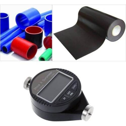 Digital Durometer Shore A Tester Rubber Hardness Meter 0~100HA For Plastic Leather Wax