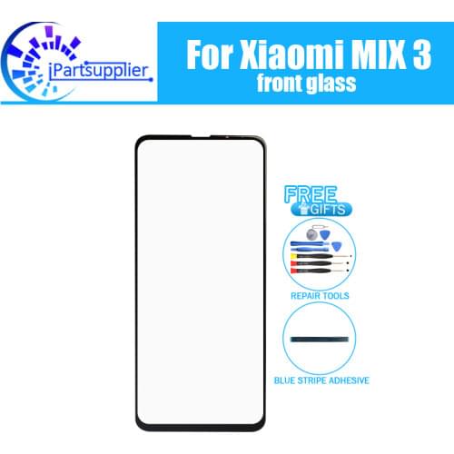 For Xiaomi MIX 3 Front Glass Screen Lens 100% New Front Touch Screen Glass Outer Lens for Xiaomi MIX 3 +Tools
