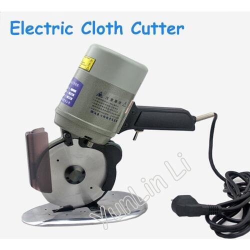 125mm Blade Electric Round Knife Cloth Cutter Fabric Cutting Machine 220V 350W Round Knife Cutting Machine