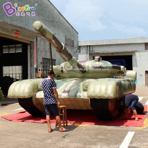 Giant 8.8x3.5x2.5 meters inflatable military tank / military decoy tank custom picture or logo for outdoor decoration show