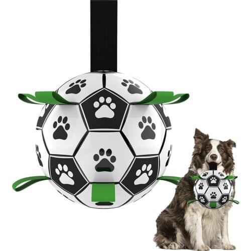 Outdoor Interactive Unique Water Floating Dog Toys Pet Grab Tabs Toy Dog Soccer Ball Dog Toys Fidget Toys Dog Assessories