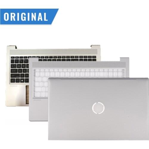New Original for HP Probook 14 450 G8 LCD Back Cover Rear Lid Palmrest Top Upper Case 52X8QLCTP40 4BX8QTATP30 Silver