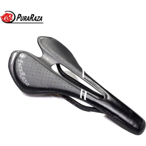 2020 new full carbon+leather fiber road Bike seat seat saddle MTB Cushion Mountain Bicycle saddle Accessories Oval bow 7*10 Matt