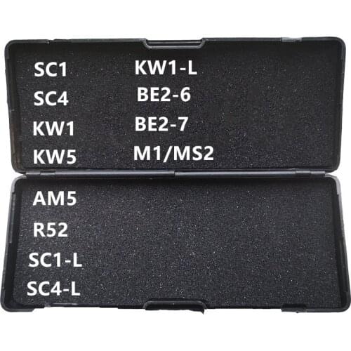 New arrival original LISHI Tools 2in1 2 in 1 SC1 SC4 KW1 KW5 R52 SC1-L SC4-L KW1-L BE2-6 BE2-7 AM5 M1/MS2 M1for house