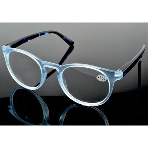 Clara Vida= 2021 Classic Retro Round Ultralight Frame Anti-fatigue Lens Fashion Reading Glasses +0.75 +1 +1.25 +1.5 +1.75 To +4