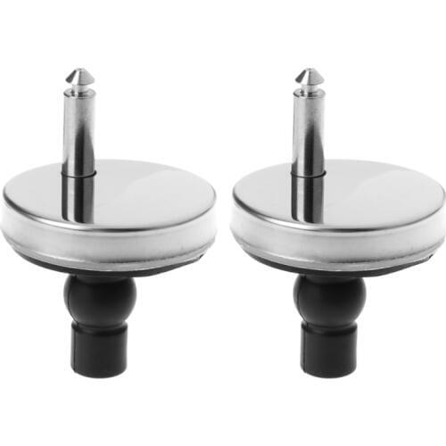 2Pcs Toilet Seat Top Fix Hinge Replacement Toilet Seat Hinge Fitting Screw Repair Tool Anchoring Setscrew Pin