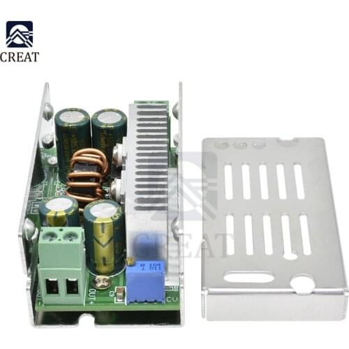 DC 60V 15A 200W DC-DC 8-55V to 1-36V Step Down Converter Buck Power Supply Module Adjustable Voltage Regulator with Case
