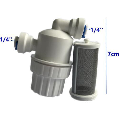 S270 White plastic filter inline garden filter slip lock connectors for mist cooling system