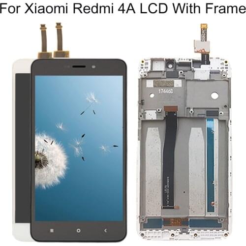 5.0" For Xiaomi Redmi 4A LCD With Frame 4A Pro LCD Display Touch Screen Digitizer Assembly Replacement For Xiaomi Redmi 4A LCD
