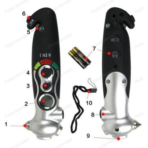 Accurate Multifunctional Car automobile Tire Pressure Gauge Tool Digital Display Tire air Pressure portable Multi-Purpose