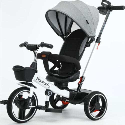Childrens tricycle 1-6 years old 2 bicycle baby toddler stroller bicycle child stroller baby stroller