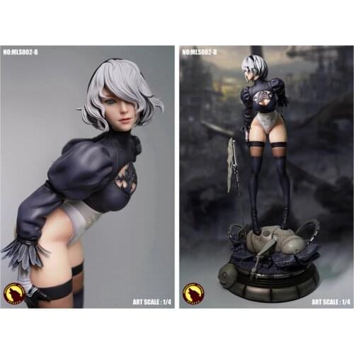 In Stock 51 cm 1/4 Scale MLS002 PS4 Game NieR Automata 2B YoRHa No. 2 Type Statue Action Figurefor Fans Gifts
