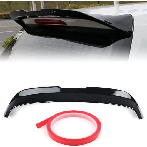 V Style Car Tail Trunk Wing Rear Spoiler Lip Splitter For VW Golf MK7 MK7.5 TSI TDI TGI GTE GTD 2014 2015 2016 2017 2018 2019