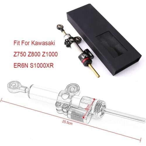 For Kawasaki Z750 Z800 Z1000 ER6N S1000XR Motorcycle Modified High Quality Universal Adjustable Steering Damper Stabilizer