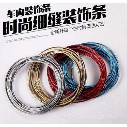 1M Car Styling Interior Decoration Strips Moulding Trim Dashboard Door Edge Universal For Cars Auto Accessories In Car-styling