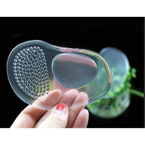 1 Pair Silicone High Heels Arch Support pad Flat Feet Orthotics Orthopedic Insoles Corrector for Shoes