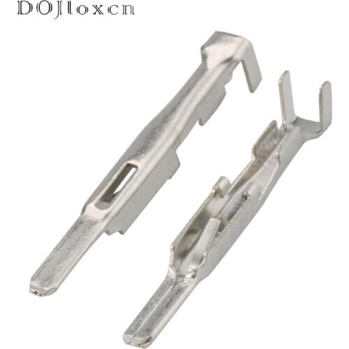 20 Pcs H62 Brass Tinned 2.8 MM Automotive Wiring Terminal Automotive Male Connector Plug DJ611A-A2.8B