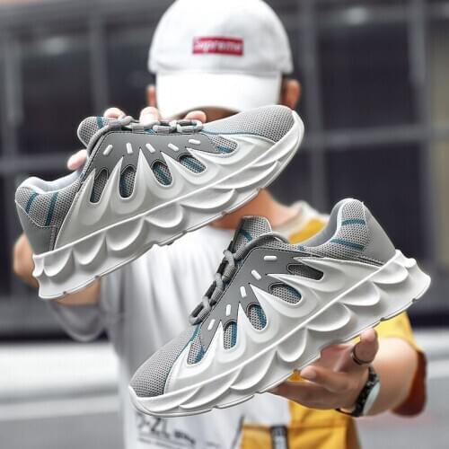 2019 Popular Designer Wave Bottom Sneakers Men Casual Shoes Breathable Mesh Trainers Unisex Footwear Walking Shoes Zapatos Mujer
