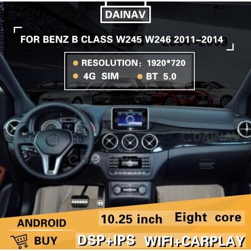 8+256GB Android 11.0 car radio GPS Navigation For Mercedes Benz B Class W245 W246 2012-2021 multimedia player stereo