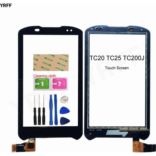 For Motorola Symbol Zebra TC25 TC20 TC200J Touch Screen Digitizer Glass Lens Panel Replacement Repair Parts