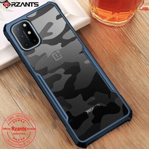 For OnePlus 8T Case Rzants Airbag Case Camouflage Acrylic PC+TPU Anti-knock Armor Back Cover for OnePlus 8 Pro Case Nord чехол
