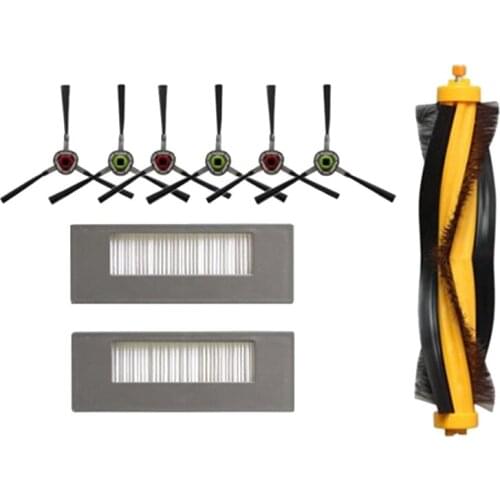 Main Side Brush Filter Kit for Ecovacs Deebot Ozmo 900 DN5G Vacuum Cleaner Parts