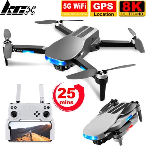 KCX SG701S Drone with Camera 4K Hd GPS Professional 5G WiFi FPV Altitude Hold Foldable RC Quadcopter Mini Dron PK SG907 E520S
