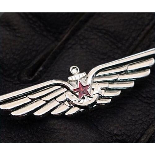 Top Quality Soviet Union CCCP Metal Badge Naval Aviation Medal Red Flag October Revolution USSR Lenin Sailing Pilot Brooch