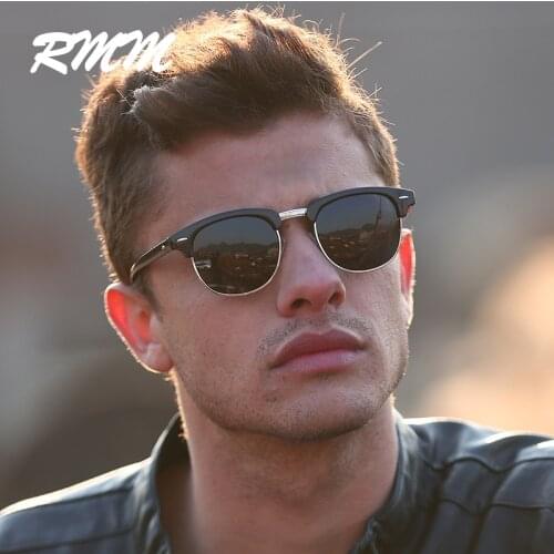 2019 New Fashion Semi Rimless Sunglasses Men Women Brand RMM Designer Half Frame Sun Glasses Classic UV400