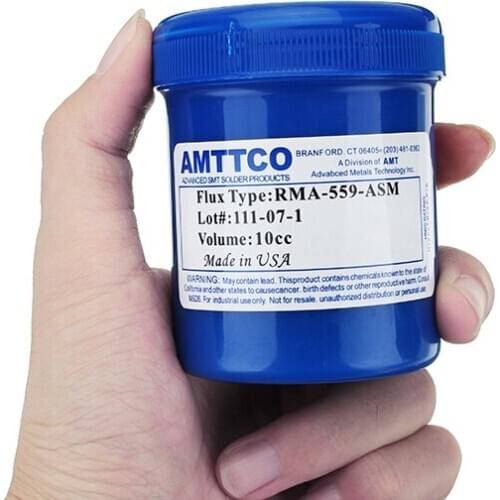 100g Solder Flux Solder Paste No Clean Lead Clean Solder Flux Solder Paste for BGA/PGA/CSP Rework Sphere Pin Attachment