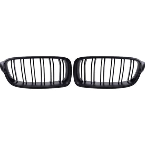 Front Bumper Kidney Grille Dual Slat Grilles for -BMW F30 F31 F35 3 Series 2012-2017 51137263481