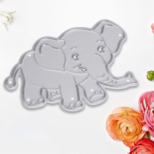 Elephant Metal Cutting Dies Stencil DIY Scrapbooking Album Paper Template