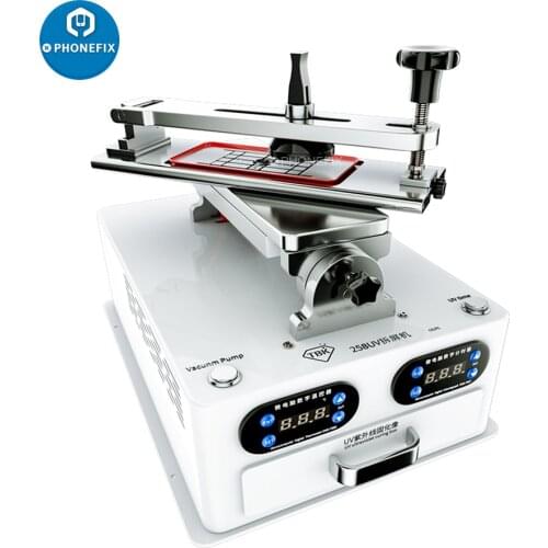 TBK-258 LCD Screen Separator Machine OCA Glue Remove UV Curing for iPhone Samsung LCD screen Back Cover Separation Repair Tool