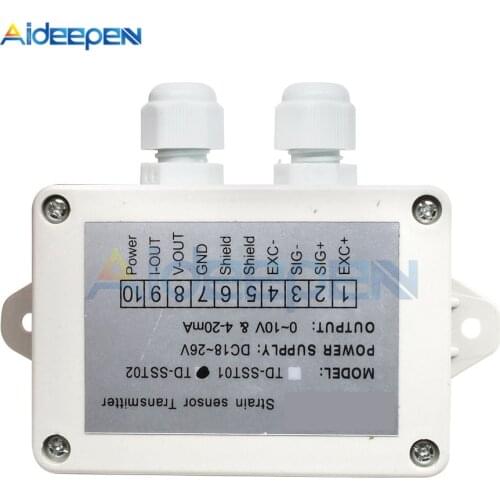 Weighing Transmitter Weighing Amplifier Weight Sensor Voltage Current Converter DC 0-5V 4-20MA Load Cell Amplifier