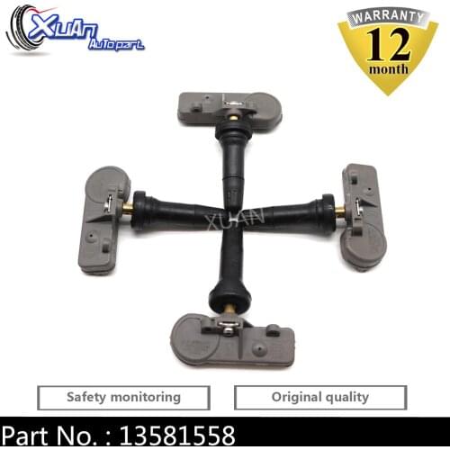 XUAN Tire Pressure Monitor Sensor TPMS 13581558 For Chevrolet Avalanche Aveo Aveo5 Captiva Sport Cobalt 315Mhz 2007-2013