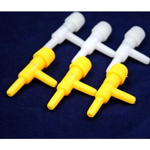 10pcs 2 Way Aquarium Air Control Valve Adjustable Fish Tank Air Check Valve Flow Regulator Aquarium Accessories For Air Pump