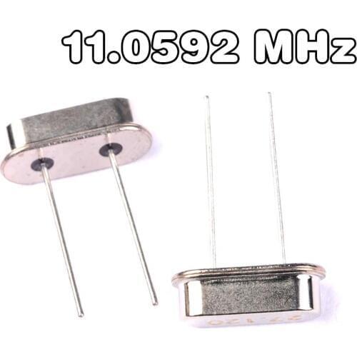 10PCS HC-49S 11.0592M 11.0592MHZ 11.0592 MHZ Crystal Oscillator HC-49S