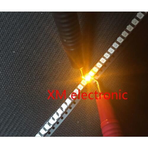 1000pcs 3528 Yellow led SMD SMT PLCC-2 1500MCD Ultra Bright LED