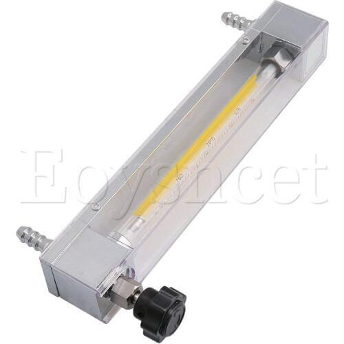4.1x1.3x9.4inch Acrylic LZB-6 Water Liquid Flow Meter Flowmeter 4-40 L/H Flow Measuring fit 10mm Hose