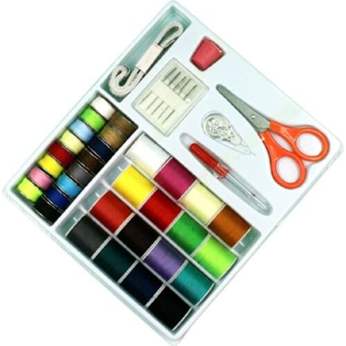 Household multifunctional 16-color sewing thread 16-thread bobbin sewing kit sewing ruler sewing repair needle and thread set