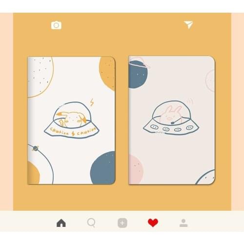 For Ipad Pro 11 Air 4 Mini 5 Case 2020 Cute Cartoon All-inclusive Tri-fold Protective Cover with Pen Slot Drop-proof