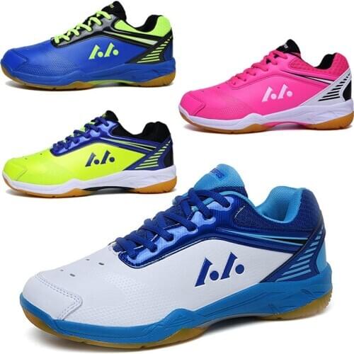 Men Women Tennis Shoes Indoor Breathable Stability Sneaker Anti-Skid Comfort Training Shoes Unisex Badminton Sport Trainers