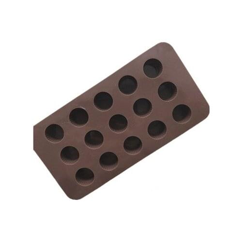 Round Chocolate Mold Chocolate Cake Soap Mold Baking Ice Tray Mould Baking Mould Cake Decorating Silicone Fondant Coffee Mold