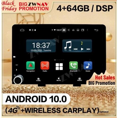 128GB Carplay 2 Din Android 10.0 Screen Multimedia Player For KIA RIO 2017 2018 GPS Wifi NAVIAuto Audio Radio Stereo Head Unit