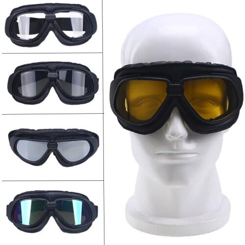 Motorcycle Snowboard Skate Glasses Outdoor Oculos Motocross Goggles Sunglasses Windproof Ski Glasses Cafe Racer UV Protection