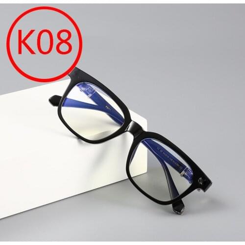 K08 Anti blue light glasses fashion accessories retro titanium alloy plate spectacle frame myopia spectacle frame