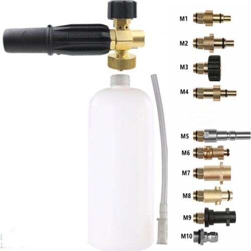 High Pressure Snow Foam Lance for Karcher K Series Soap Foamer Adjustable Foam Nozzle Professional Foam Generator Car Washer